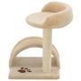Voir la diapositive 3 : VIDAXL Arbre a chat avec griffoir en sisal 40 cm Beige et Marron