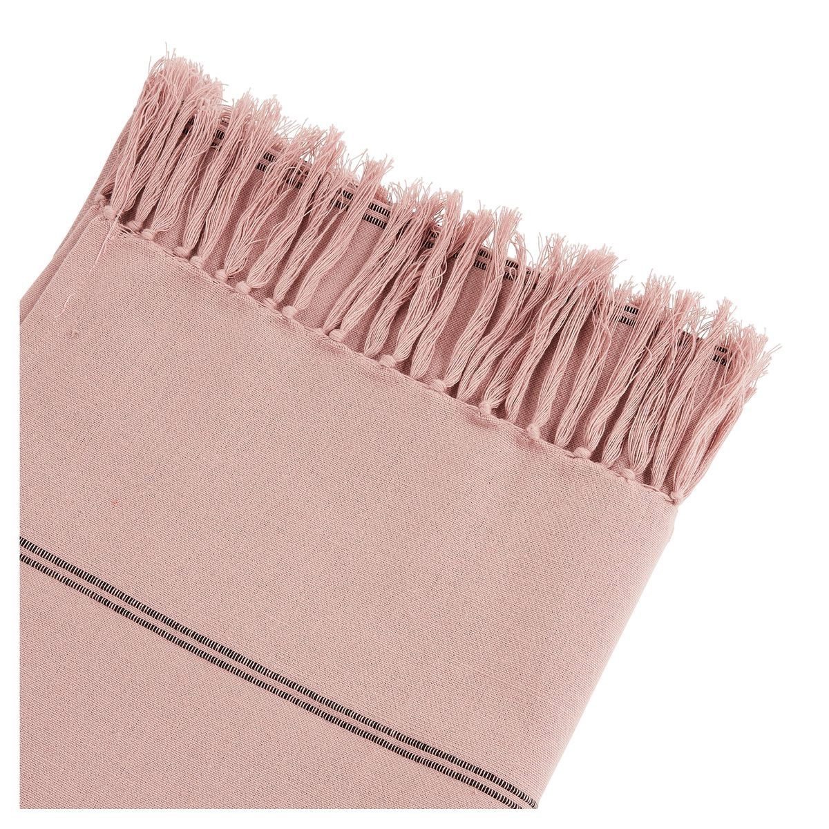 ACTUEL Plaid uni en coton 