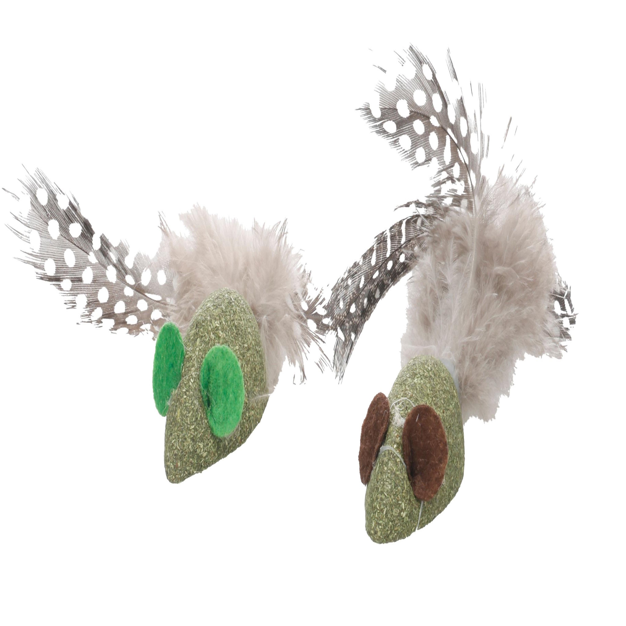 Eden Jouet souris katti en cataire avec plumes pour chat