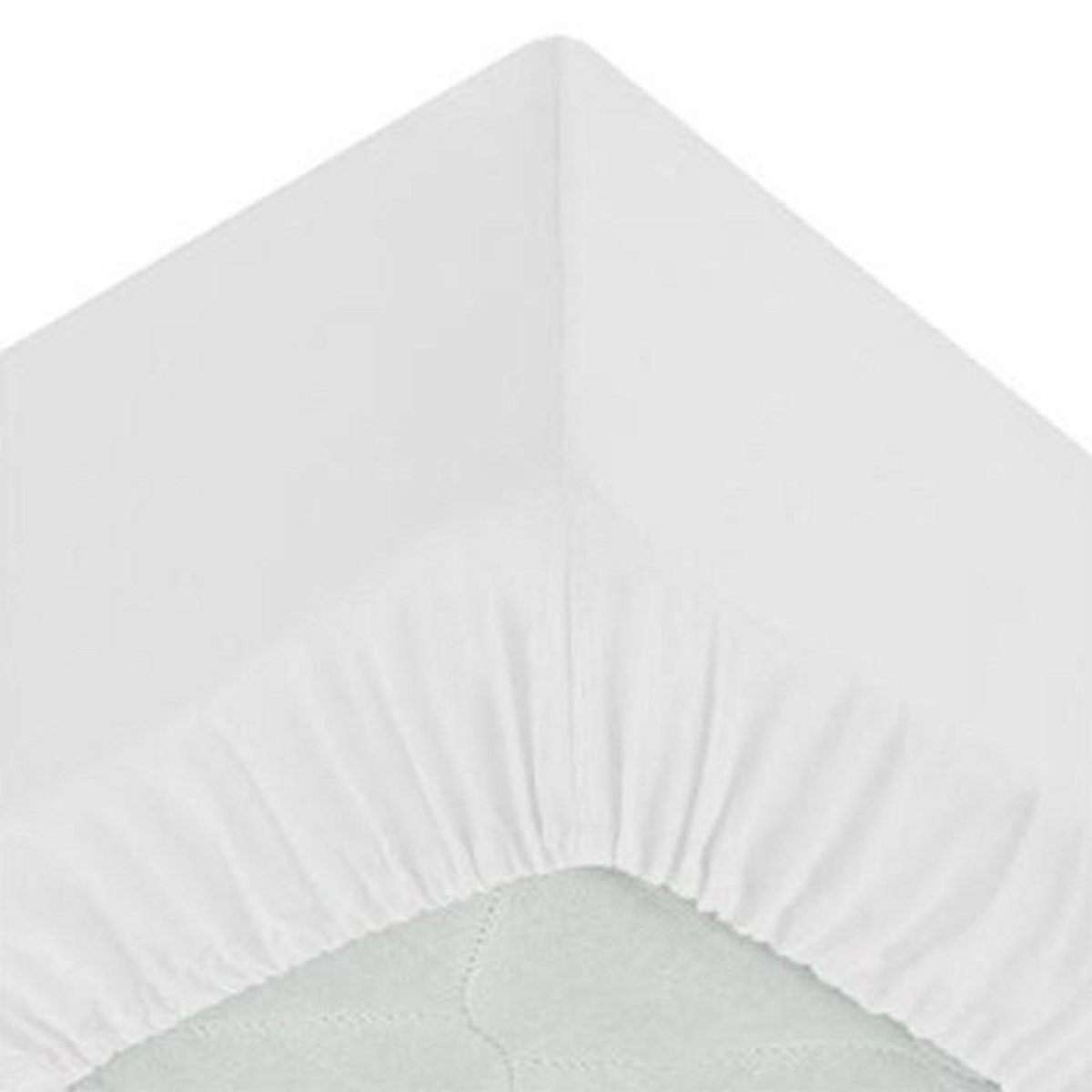 ATMOSPHERA Drap Housse  Intérieur  90x190cm Blanc