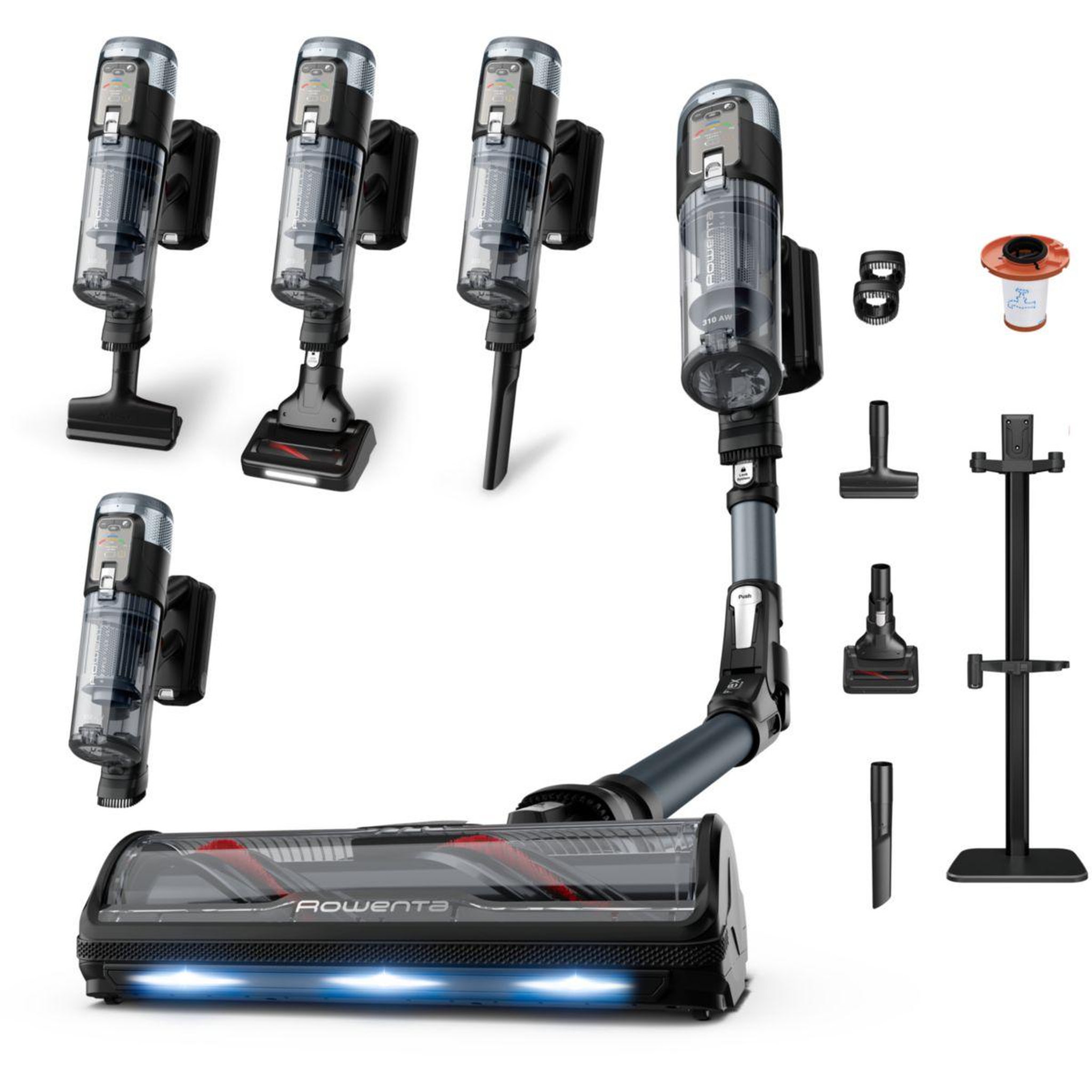 Voir la diapositive 3 : ROWENTA Aspirateur balai x-force flex 16.60 rh9c71e0