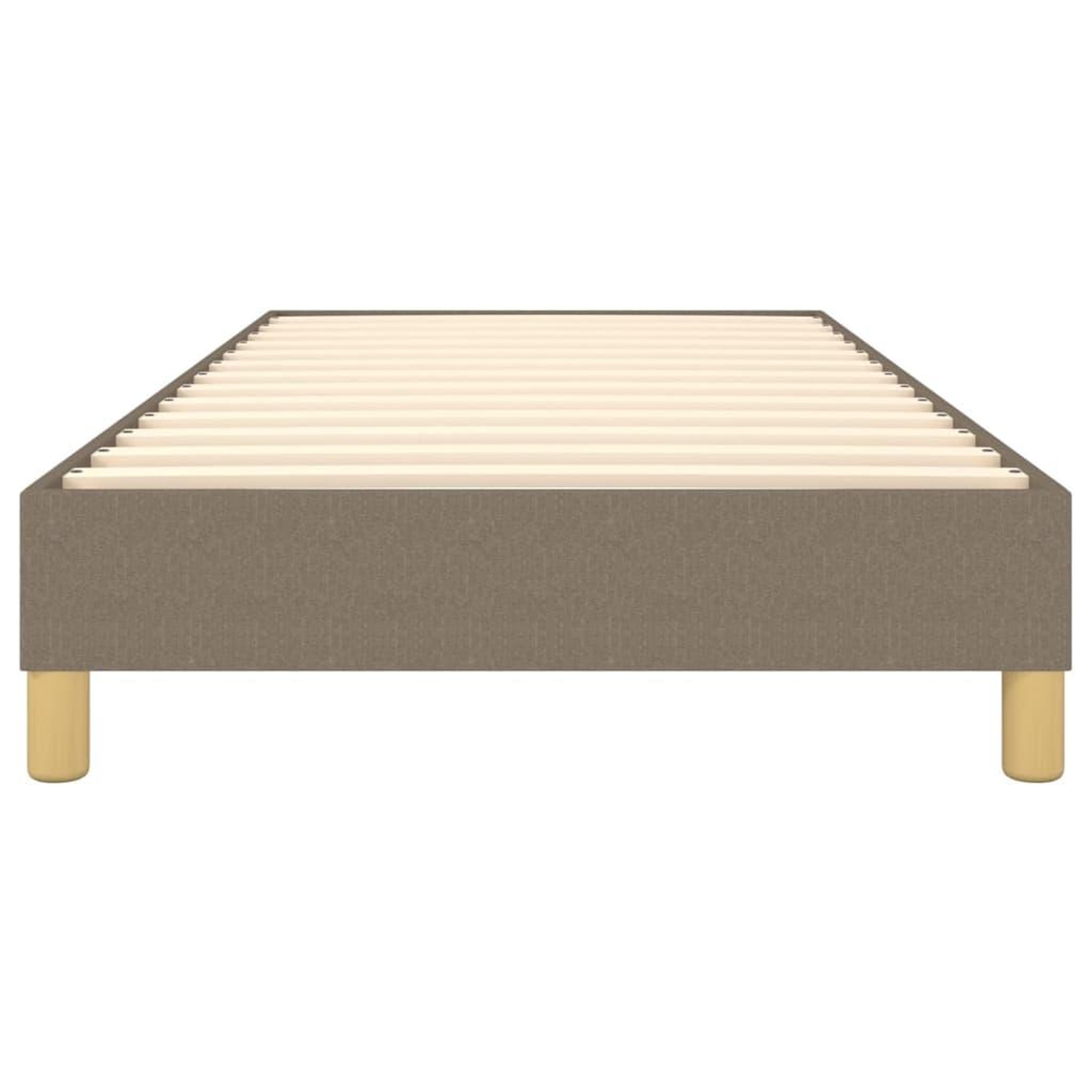 Voir la diapositive 5 : VIDAXL Cadre de lit sans matelas taupe 80x200 cm tissu