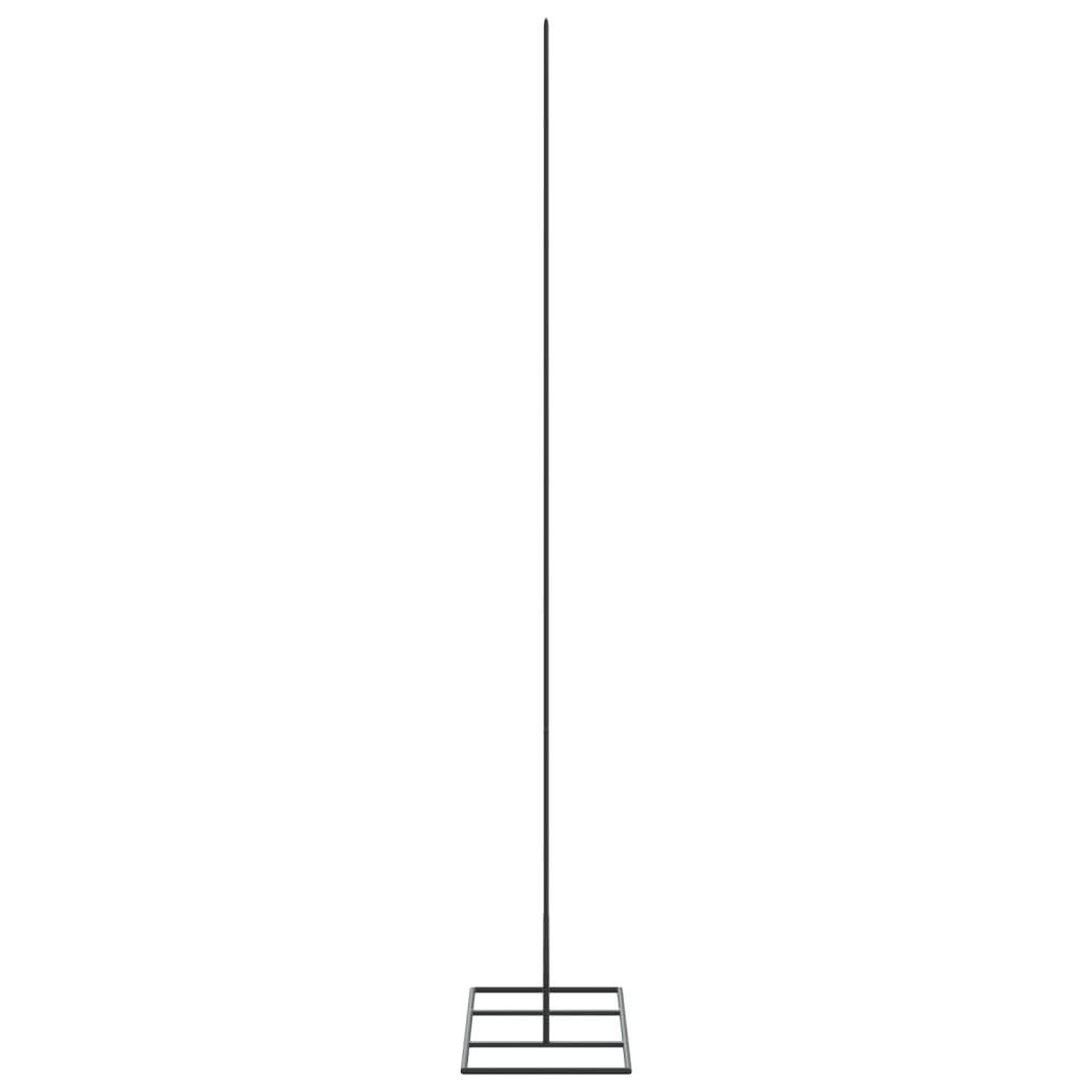 Voir la diapositive 4 : VIDAXL Arbre de Noël en metal pour decoration noir 150 cm