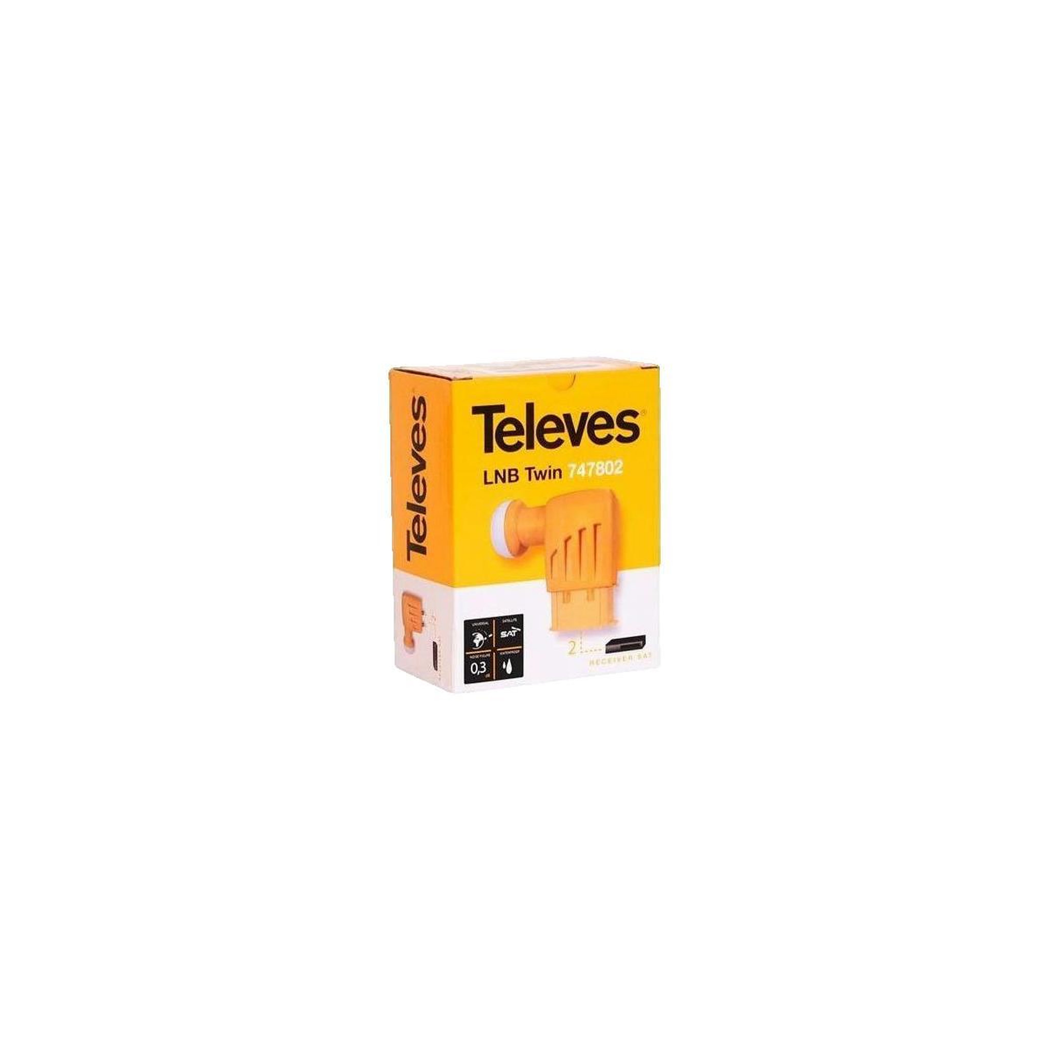 Voir la diapositive 3 : TELEVES LNB Universel Televes à gain élevé 57 dB