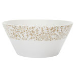 Paris Prix Saladier en Porcelaine  Faience  25cm Blanc