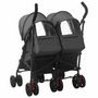 Voir la diapositive 4 : VIDAXL Poussette a deux places Anthracite Acier