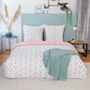 Voir la diapositive 1 : COTE DECO Housse de couette 240x220 + 2 taies MILLE Coton Bio 57 fils