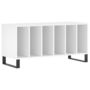 Voir la diapositive 2 : VIDAXL Armoire a disques blanc 100x38x48 cm bois d'ingenierie