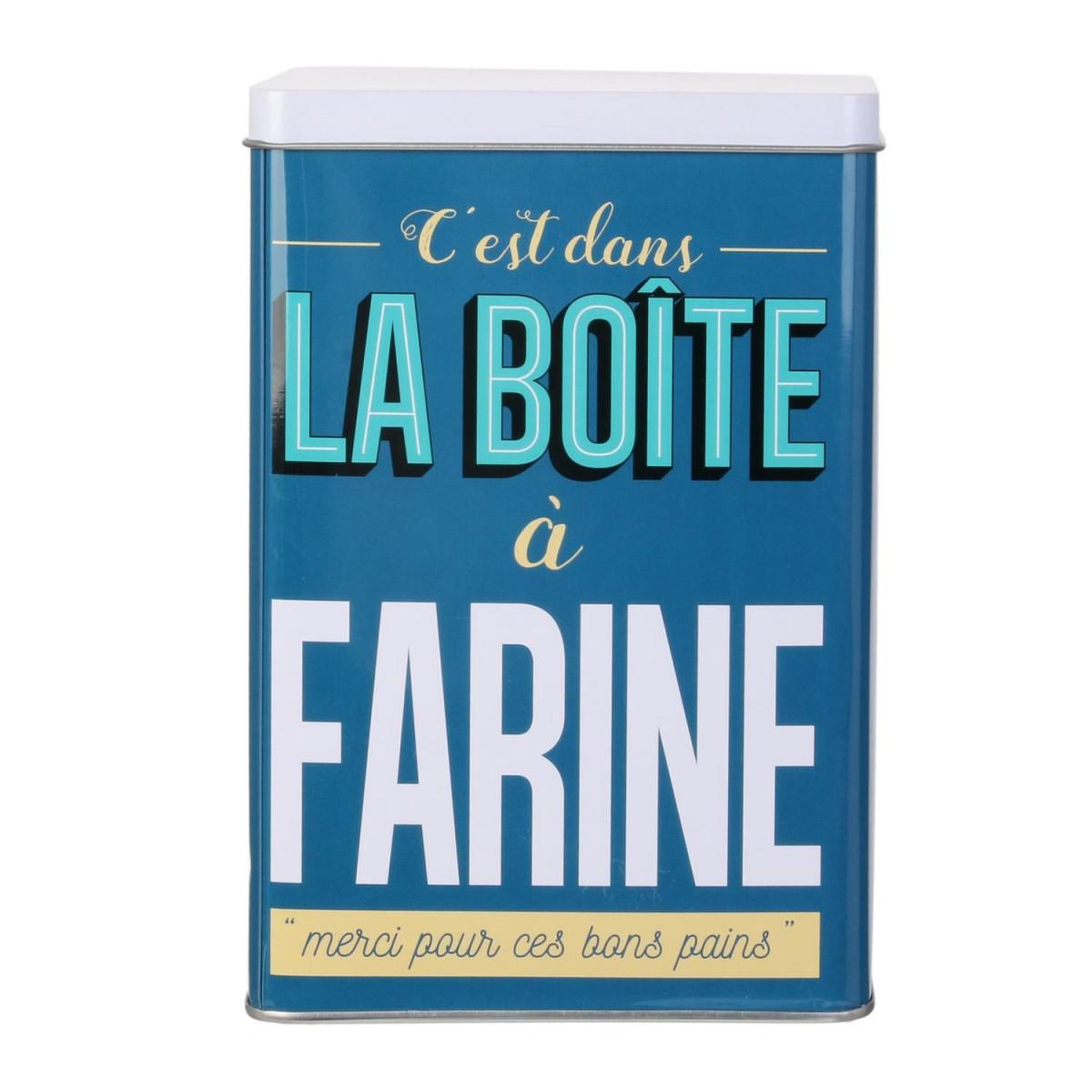 Voir la diapositive 2 : COOK CONCEPT Boîte de Conservation  Ma Boîte à Farine  18cm Bleu