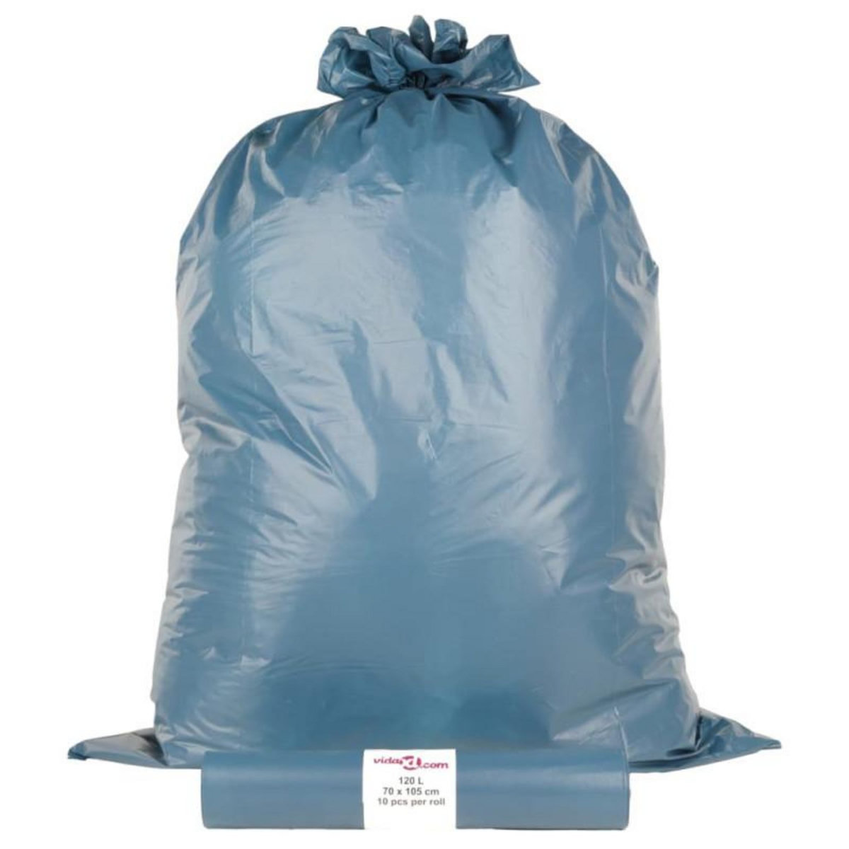 VIDAXL Sacs poubelles 100 pcs bleu 120 L