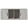 Voir la diapositive 5 : VIDAXL Meuble TV Gris beton 100x35x40 cm Bois d'ingenierie