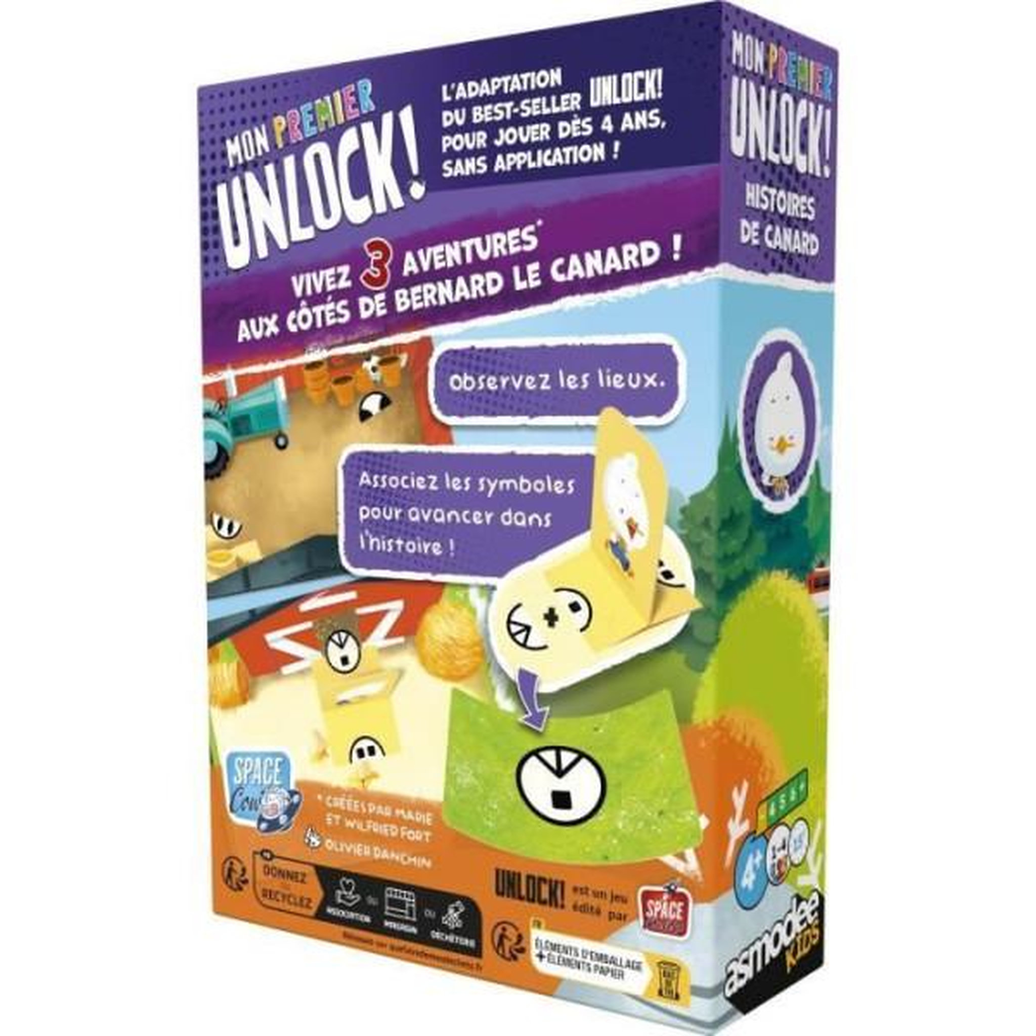 Voir la diapositive 4 : Asmodee Mon premier Unlock - Histoires de canard