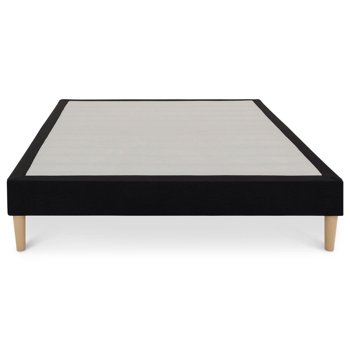 IDIMEX Sommier tapissier VANNES 120 x 190 cm revêtement tissu