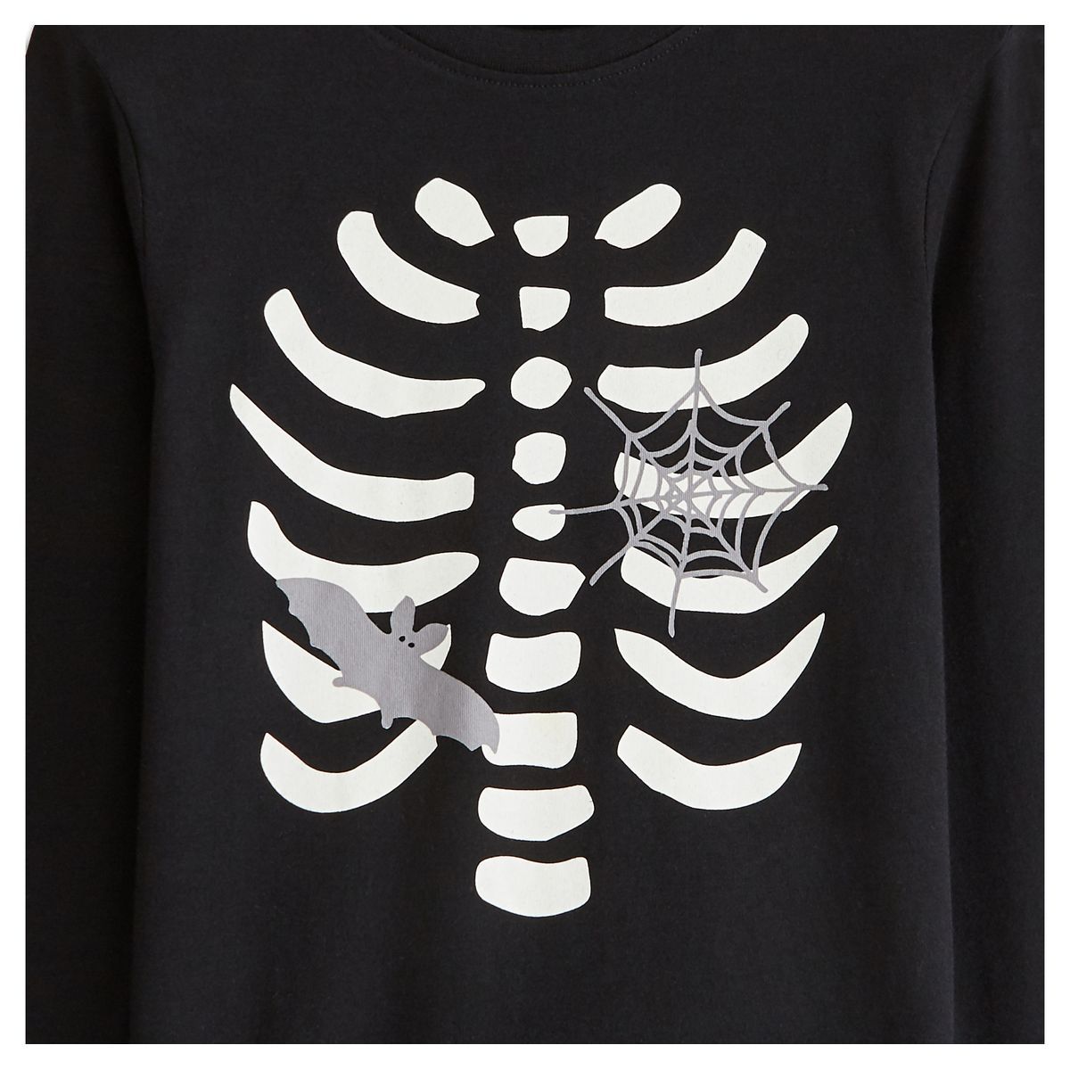 IN EXTENSO T-shirt manches longues phosphorecent halloween garçon