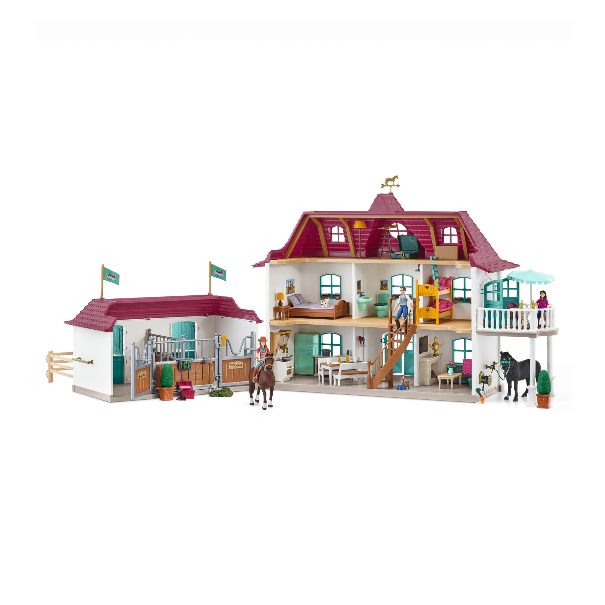 Voir la diapositive 2 : Schleich Grand Centre équestre de Lakeside