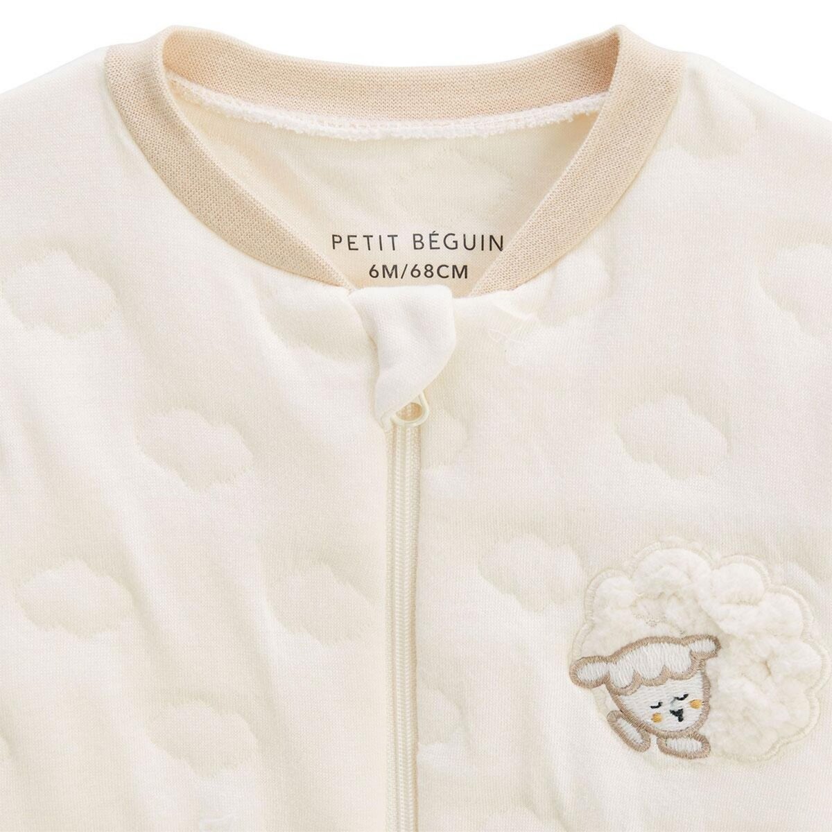 Petit Béguin Combinaison bébé en molleton et chaussons Câlins