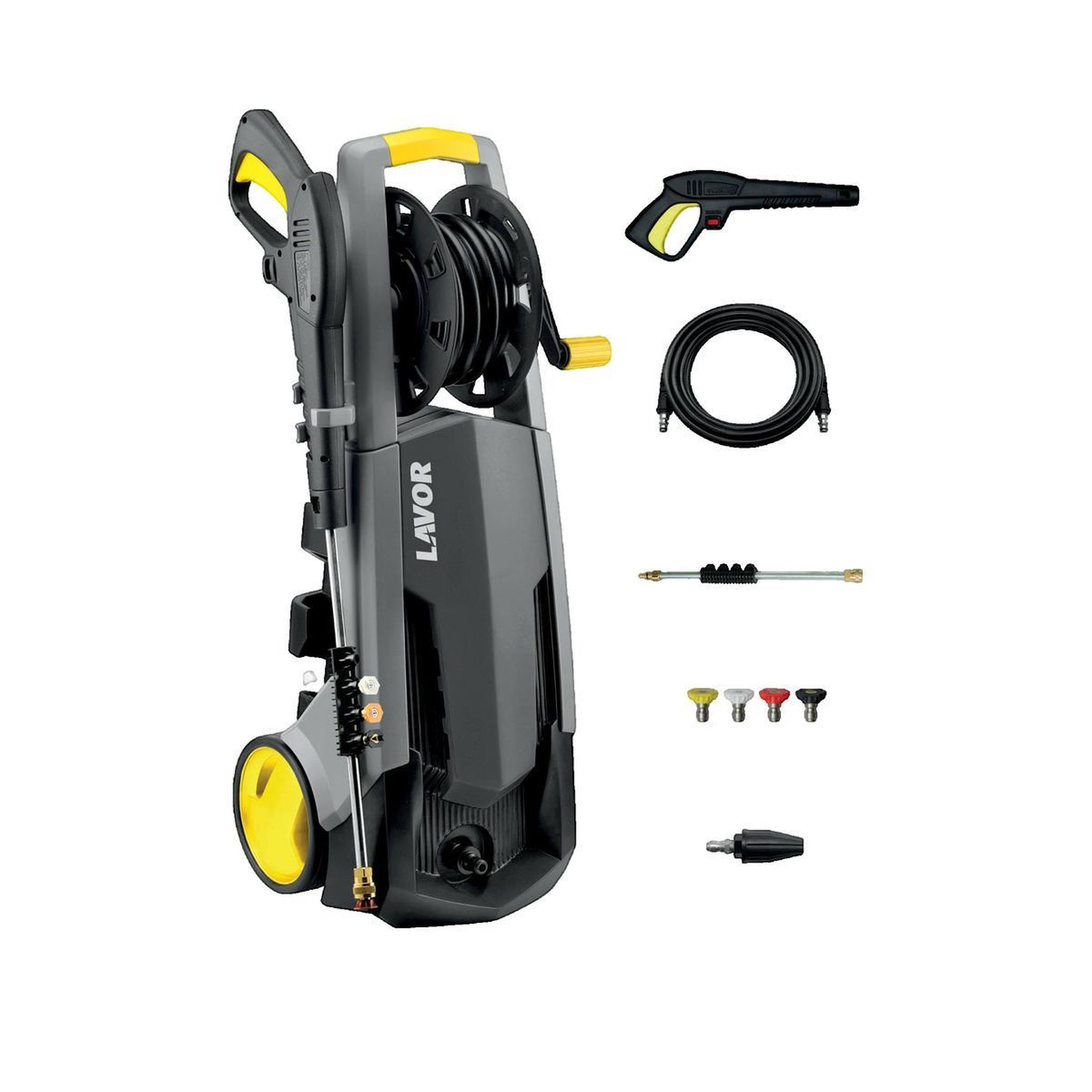 Voir la diapositive 2 : LAVOR Nettoyeur haute pression Lavor Pascal 20 Plus jaune et noir