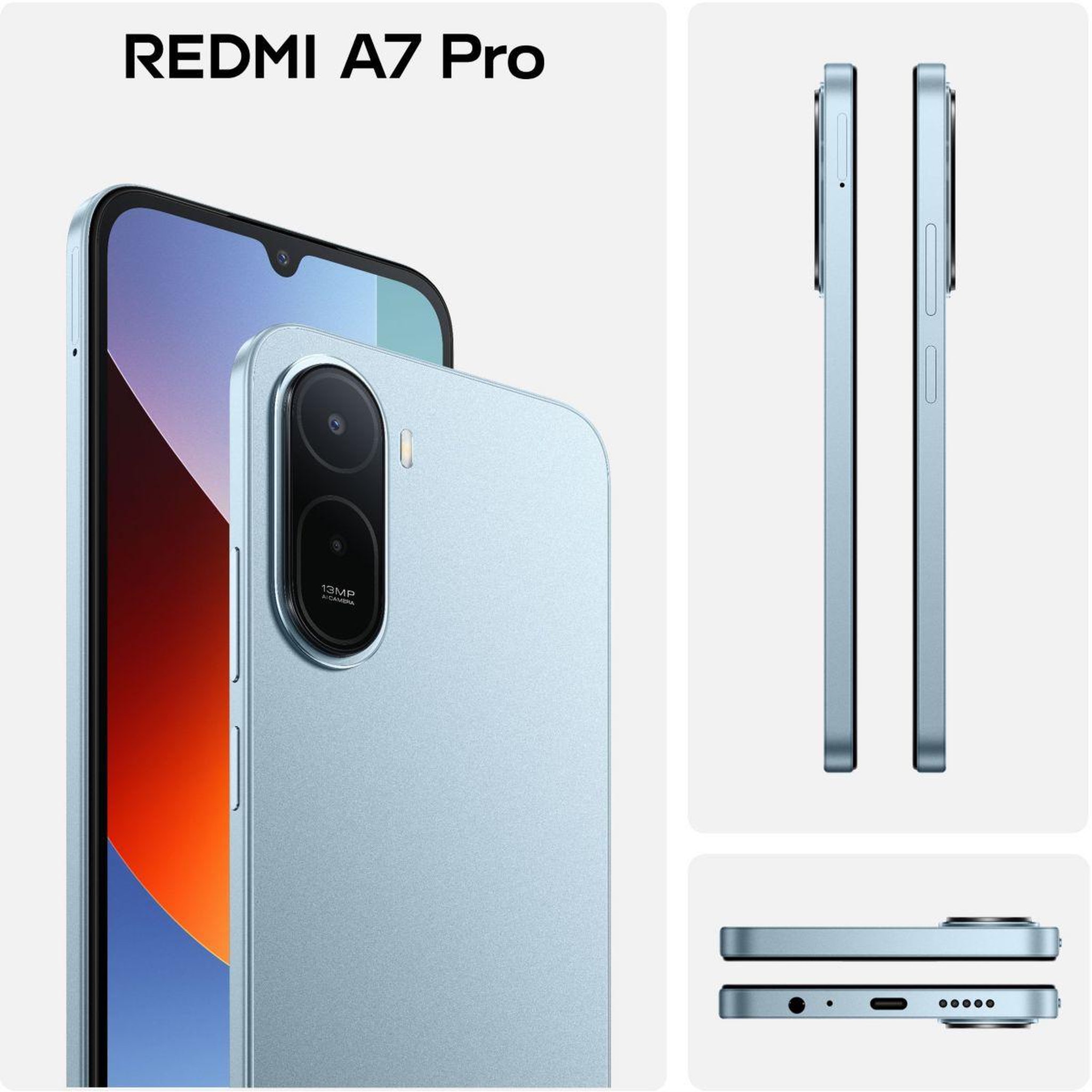 Voir la diapositive 2 : XIAOMI Smartphone redmi a7 pro 4g 128go bleu