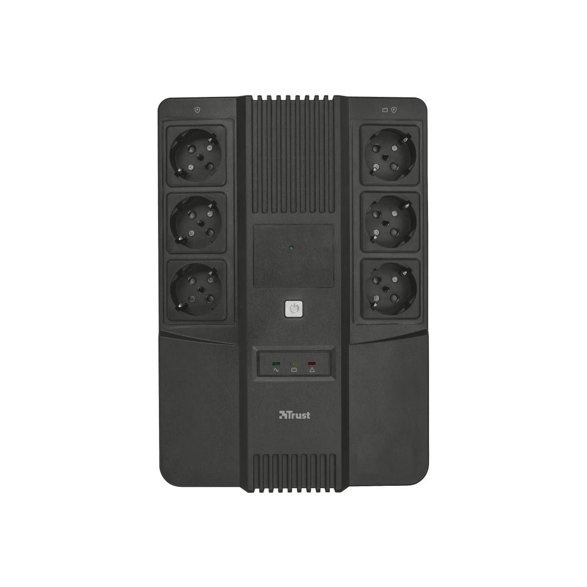 Trust Onduleur Paxxon 800 VA 6 prises
