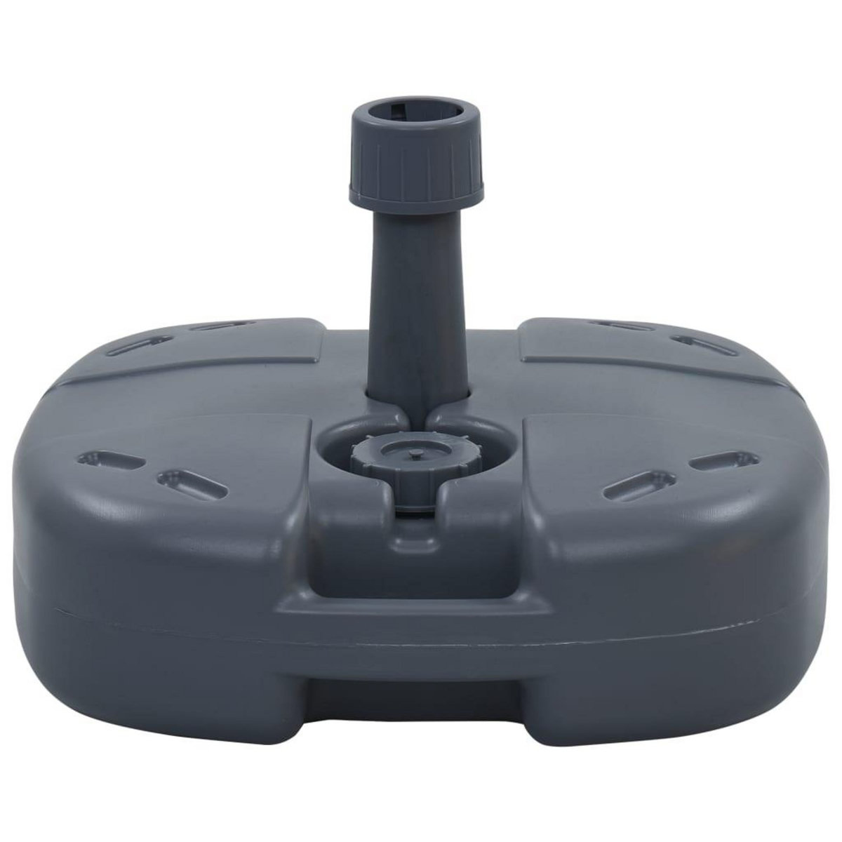 VIDAXL Socle de parasol portable Gris Rempli de sable/eau