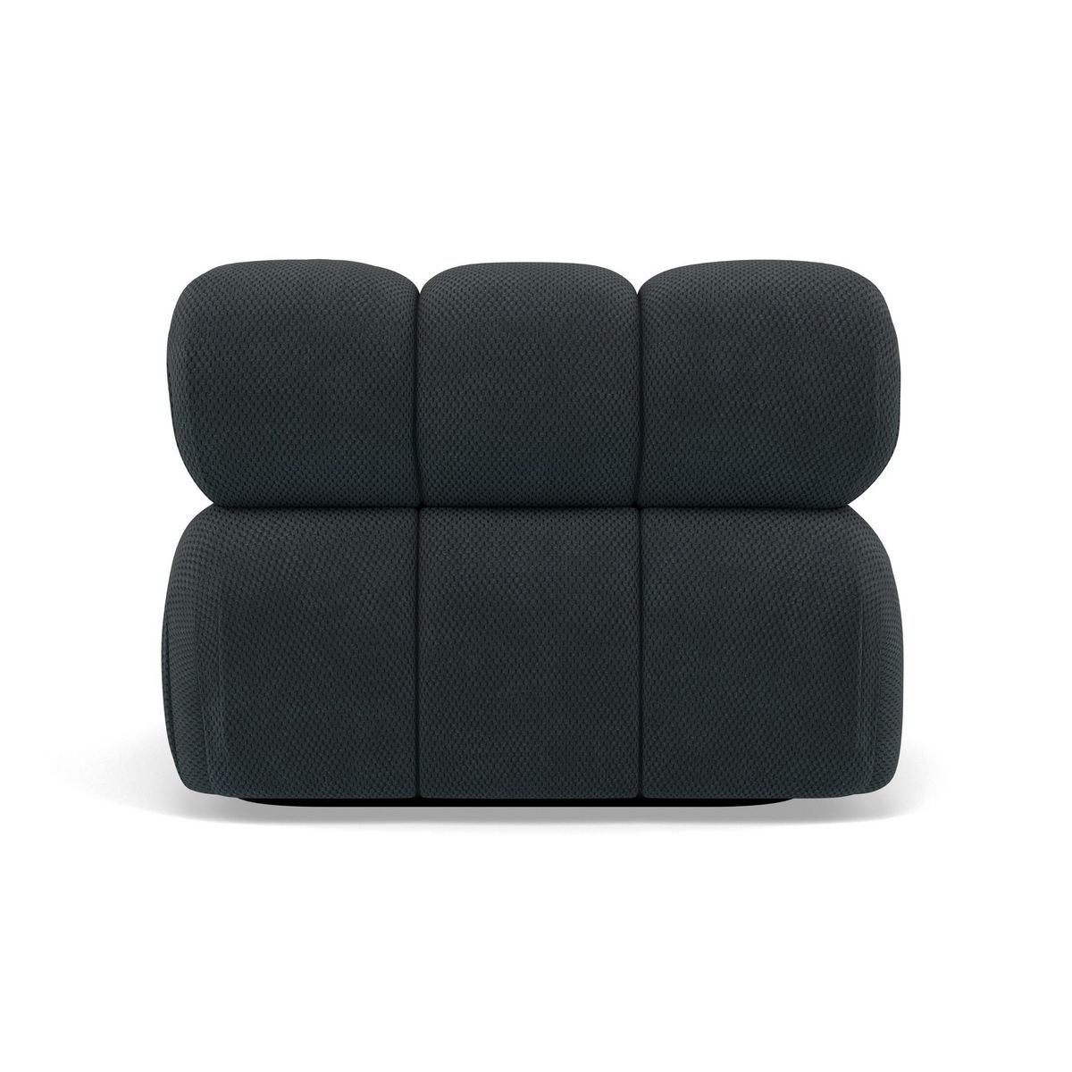 LISA DESIGN Ruby - module d'assise d'angle droit en velours texturé