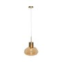Paris Prix Lampe Suspension Design  Vince  32cm Ambre