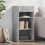 Voir la diapositive 1 : VIDAXL Buffet gris beton 45x42,5x93 cm bois d'ingenierie