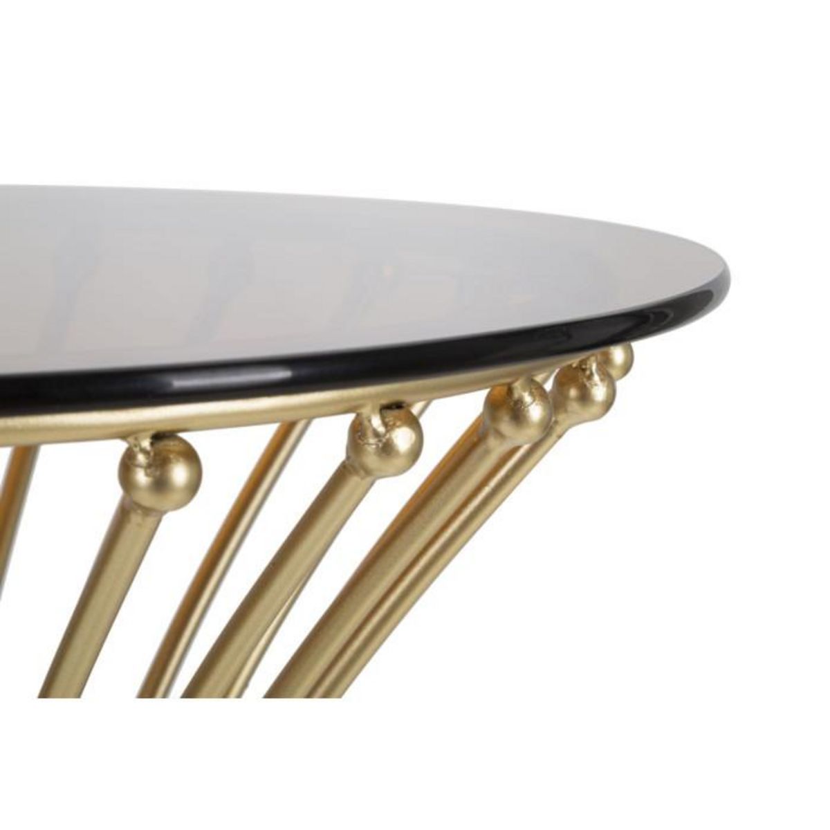 Paris Prix Table d'Appoint Design en Métal  Century  103cm Or