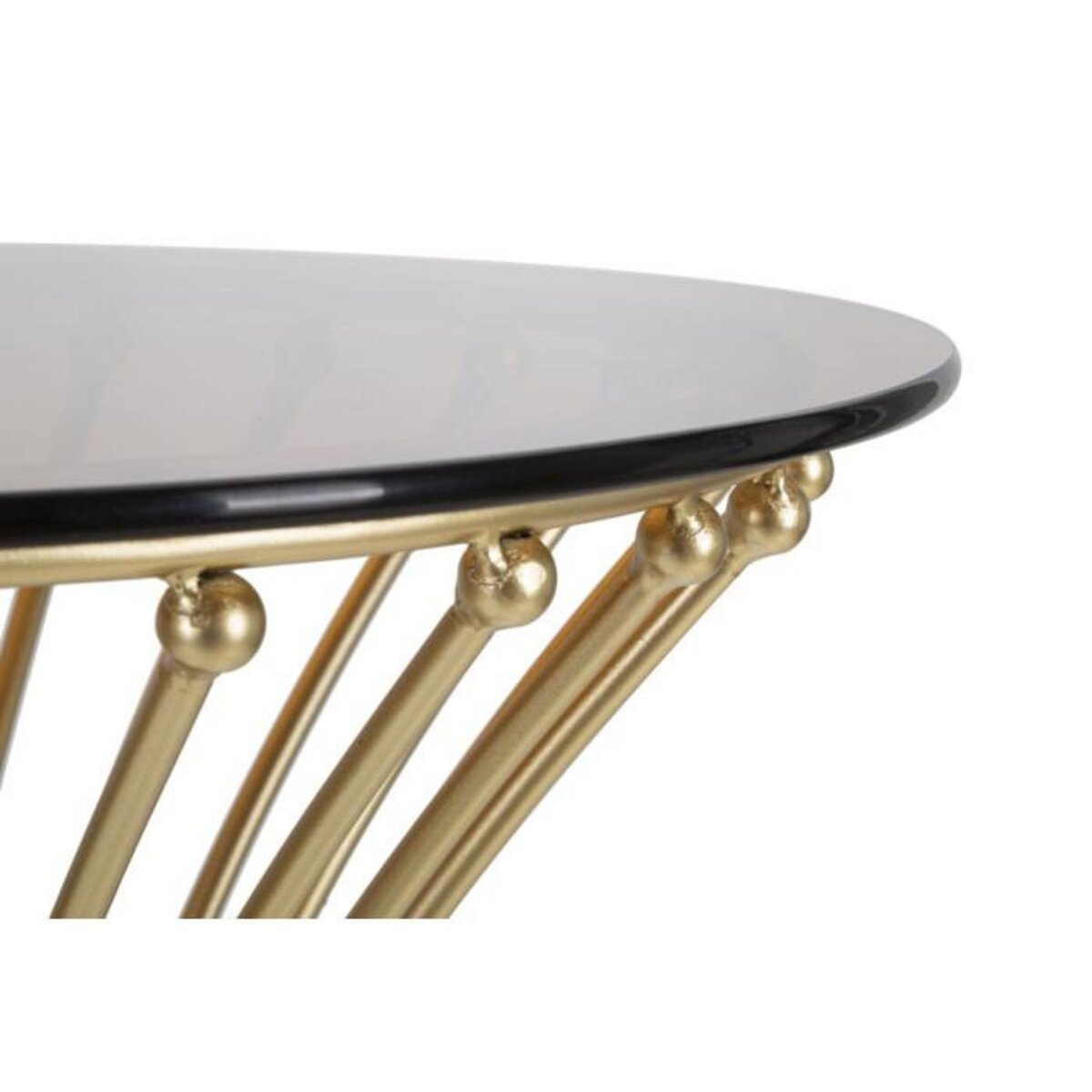 Paris Prix Table d'Appoint Design en Métal  Century  103cm Or