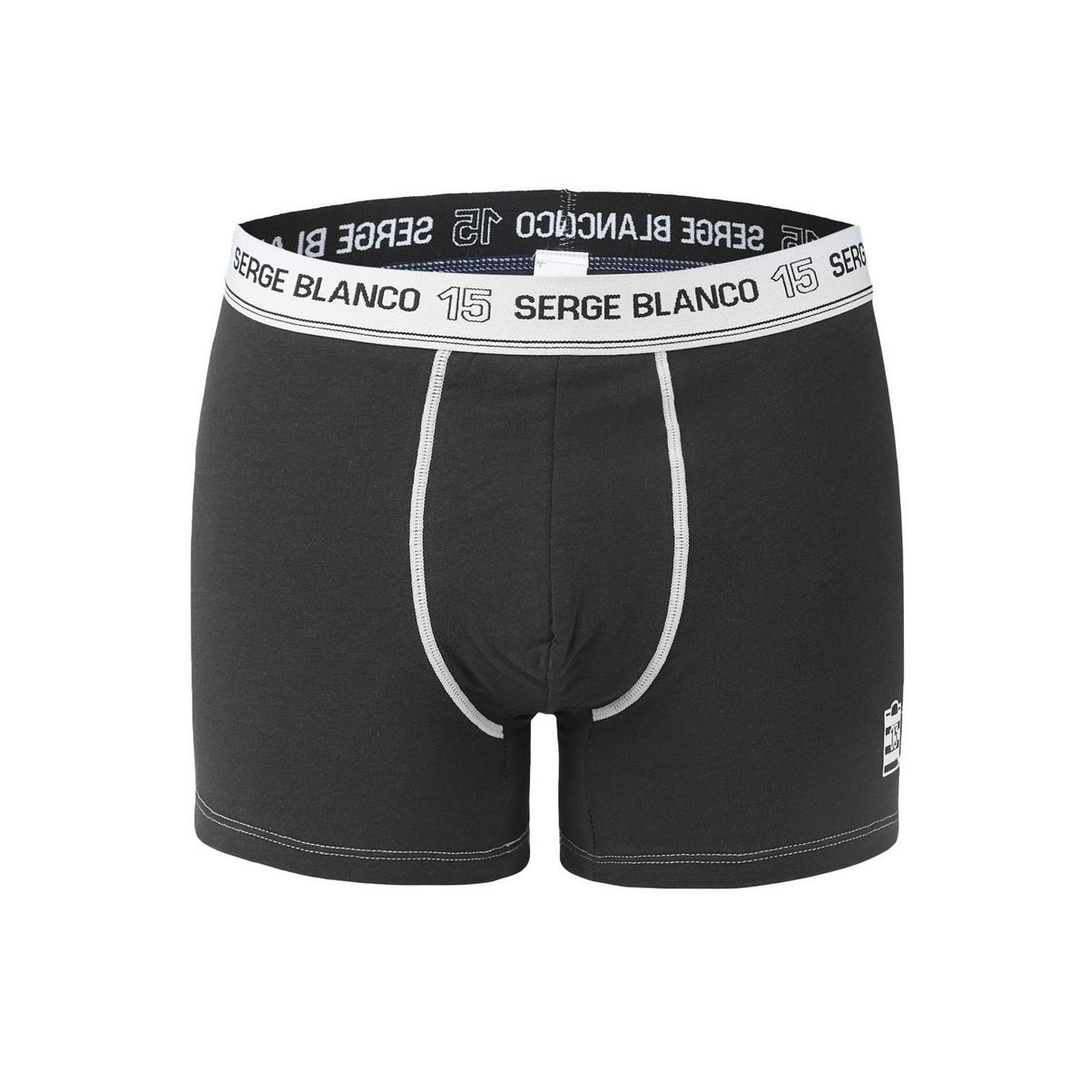 SERGE BLANCO Lot de 8 boxers homme en coton