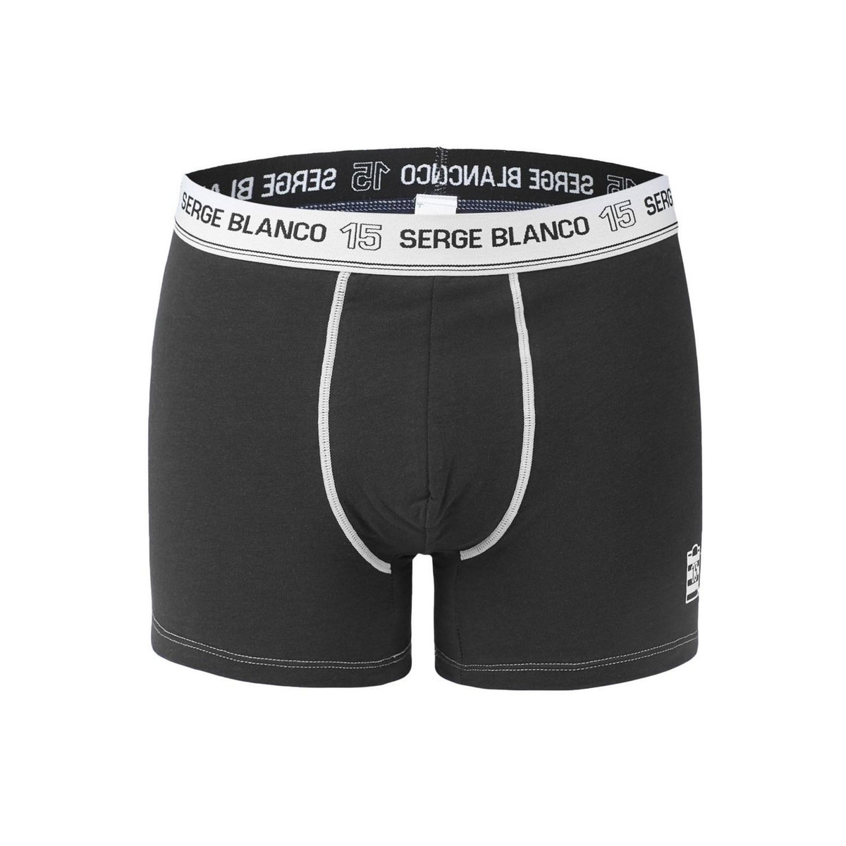 SERGE BLANCO Lot de 8 boxers homme en coton