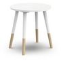 Voir la diapositive 4 : Tabouret enfant blanc LINIA 