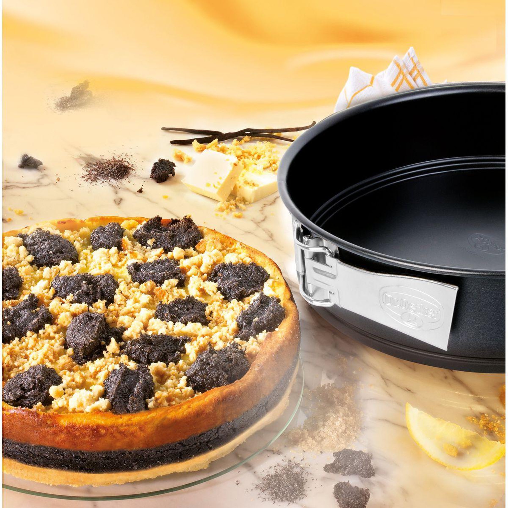 Voir la diapositive 6 : DR.OETKER Moule à manqué à charnière 26 cm dr.oetker tradition