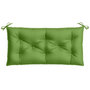 Voir la diapositive 4 : VIDAXL Coussin de banc de jardin vert melange 100x50x7 cm tissu