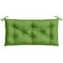Voir la diapositive 4 : VIDAXL Coussin de banc de jardin vert melange 100x50x7 cm tissu