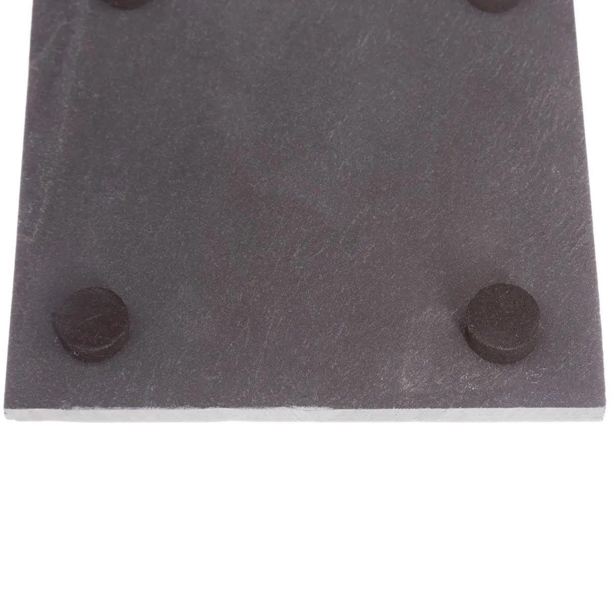 Voir la diapositive 2 : SECRET DE GOURMET Lot de 6 dessous de verre  ardoise  10x10cm gris
