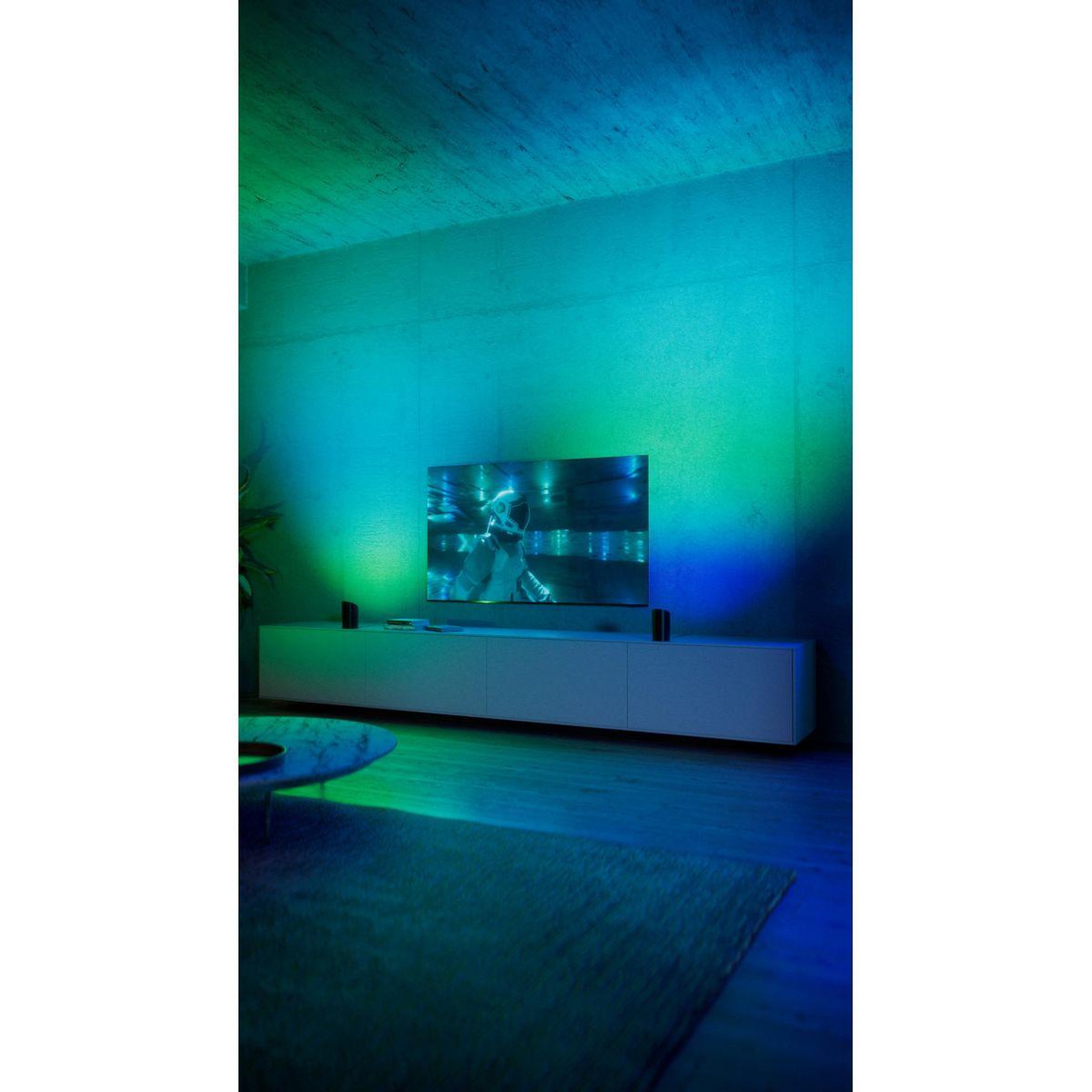 Voir la diapositive 5 : PHILIPS HUE Lampe connectée Play Wall washer Noir x2 White&Color gra