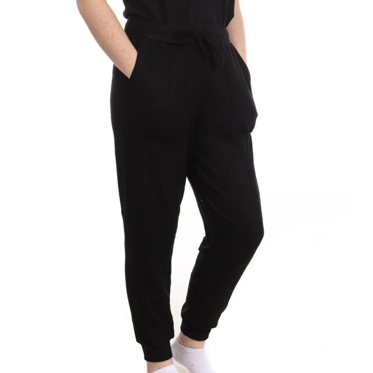 Pantalon pyjama noir online femme