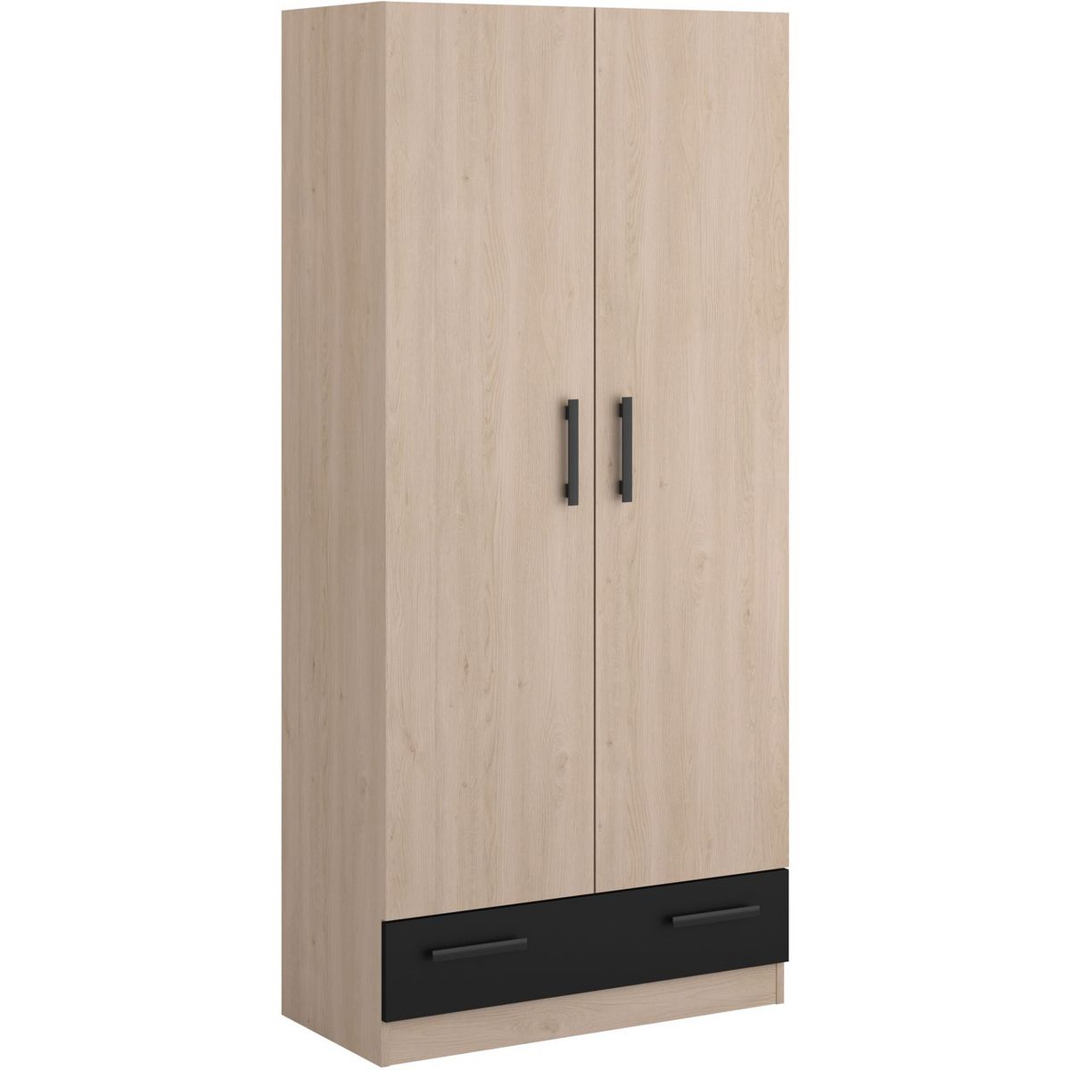 Armoire 2 portes 1 tiroir L78 cm MIA