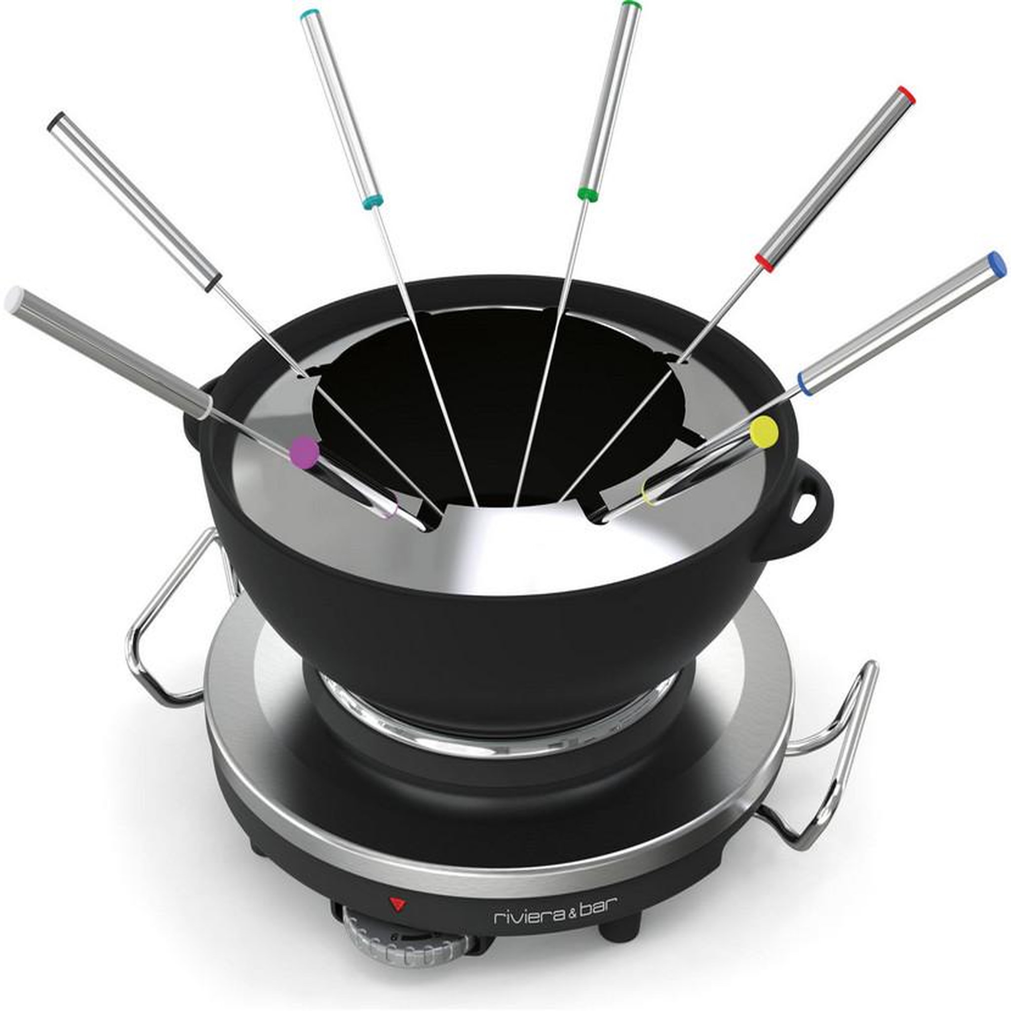 Riviera & Bar Fondue et réchaud électrique 1000w 8 fourchettes - qfd340