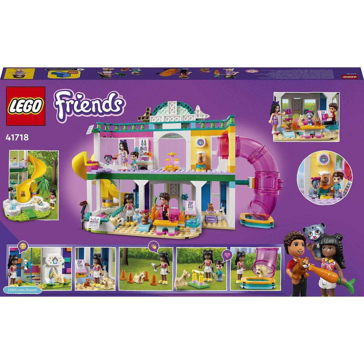 LEGO Friends 41718 La Garderie des Animaux, Jouet Enfants 7 Ans et Plus