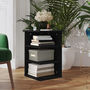 Voir la diapositive 1 : VIDAXL Armoire laterale Noir 35x35x55 cm Agglomere