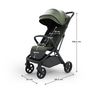 Voir la diapositive 4 : KINDERKRAFT Poussette compacte autofolding avec suspension