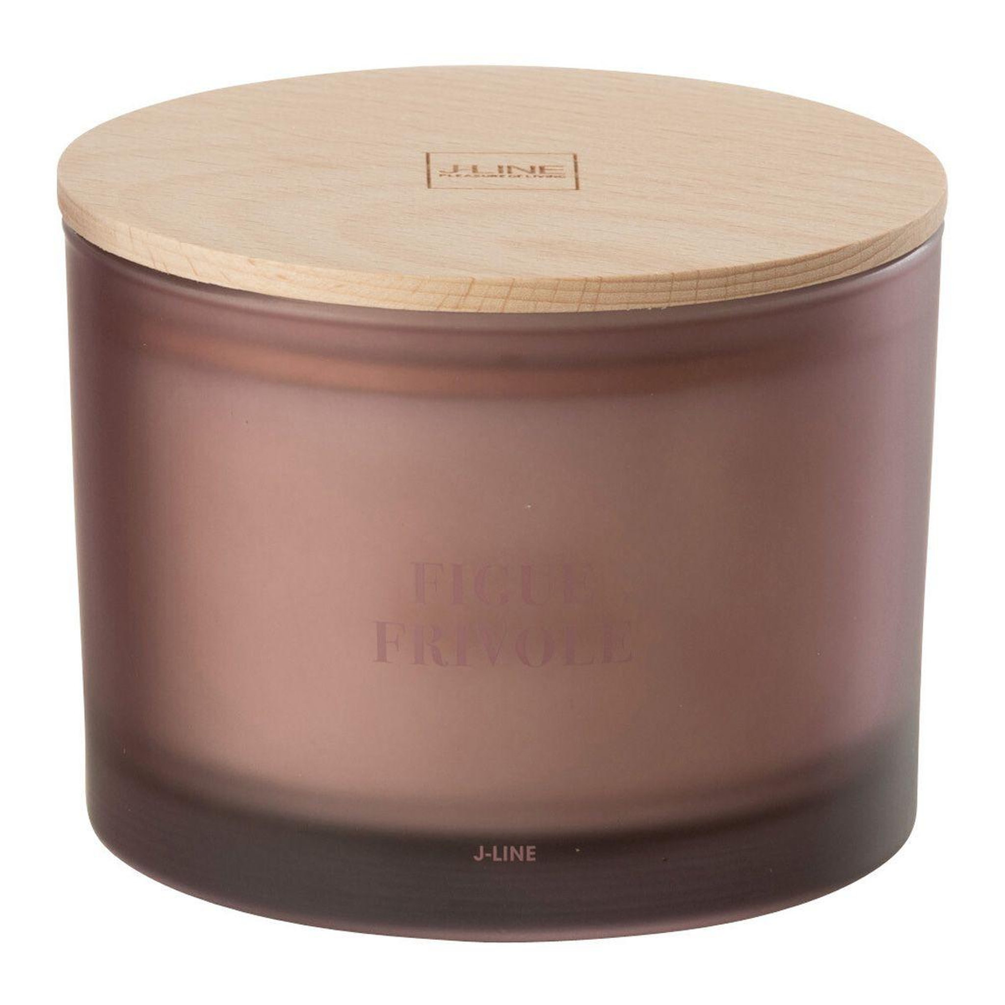 J-LINE Bougie parfumée  accords essentiels  10cm figue frivole