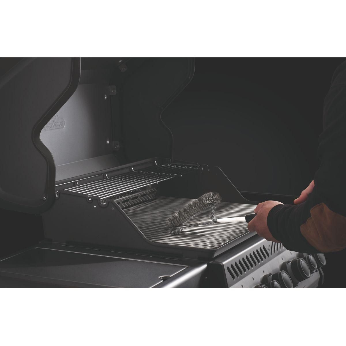 NAPOLEON Brosse barbecue en inox avec racloir 62063