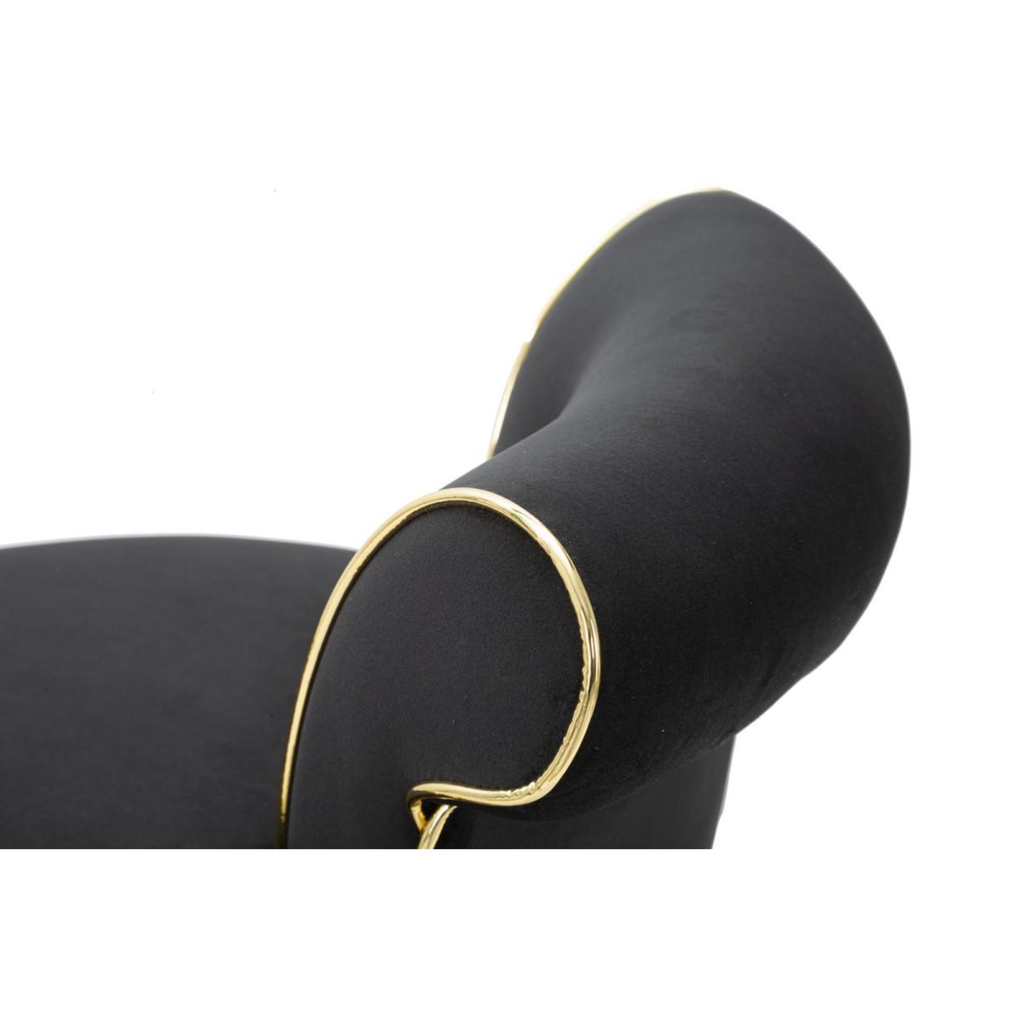 Voir la diapositive 6 : Paris Prix Tabouret de bar en velours  luxy  96cm noir