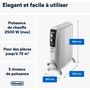 Voir la diapositive 2 : DELONGHI Chauffage Bain d'huile Chauffage bain d'huile TRD4 1025