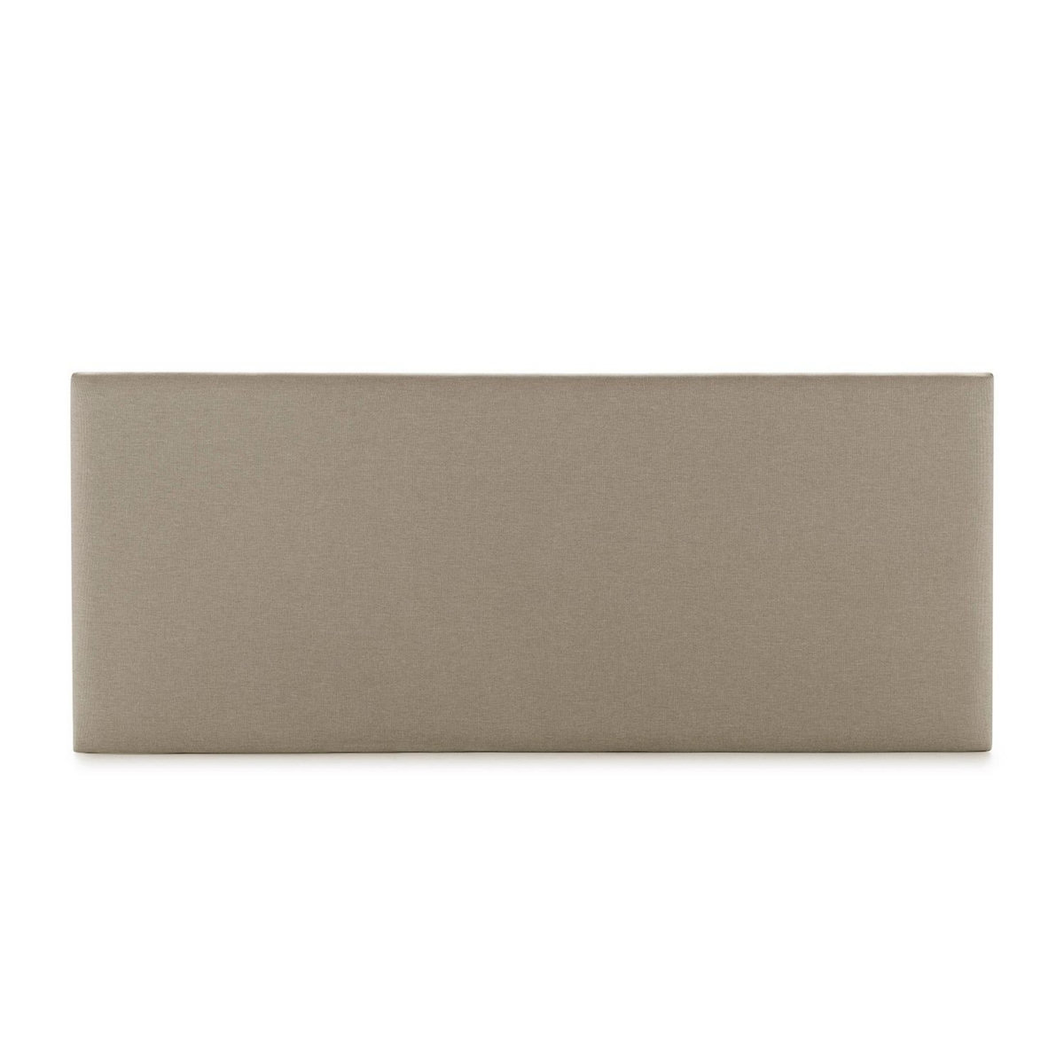 VS VENTA-STOCK Tête de lit Aura tapissée en tissu Beige 140x60 cm