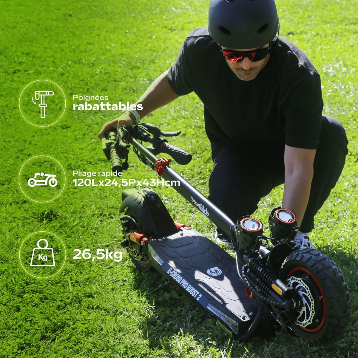 URBANGLIDE Trottinette électrique Ecross pro boost 2