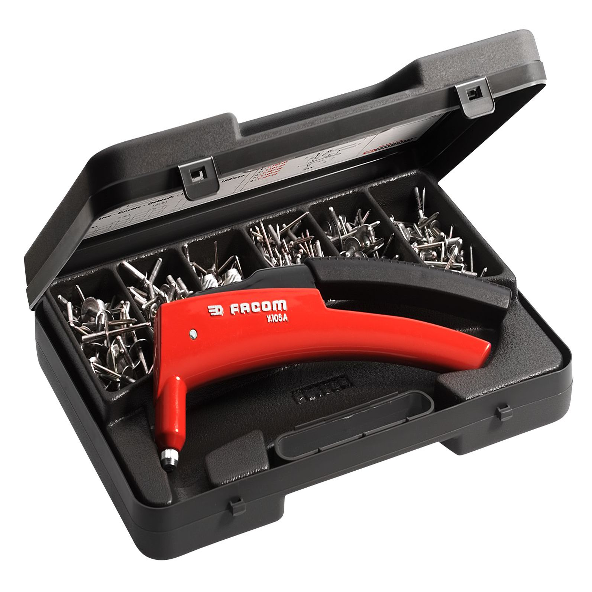 FACOM Coffret maintenance rivets aluminium multi-épaisseurs